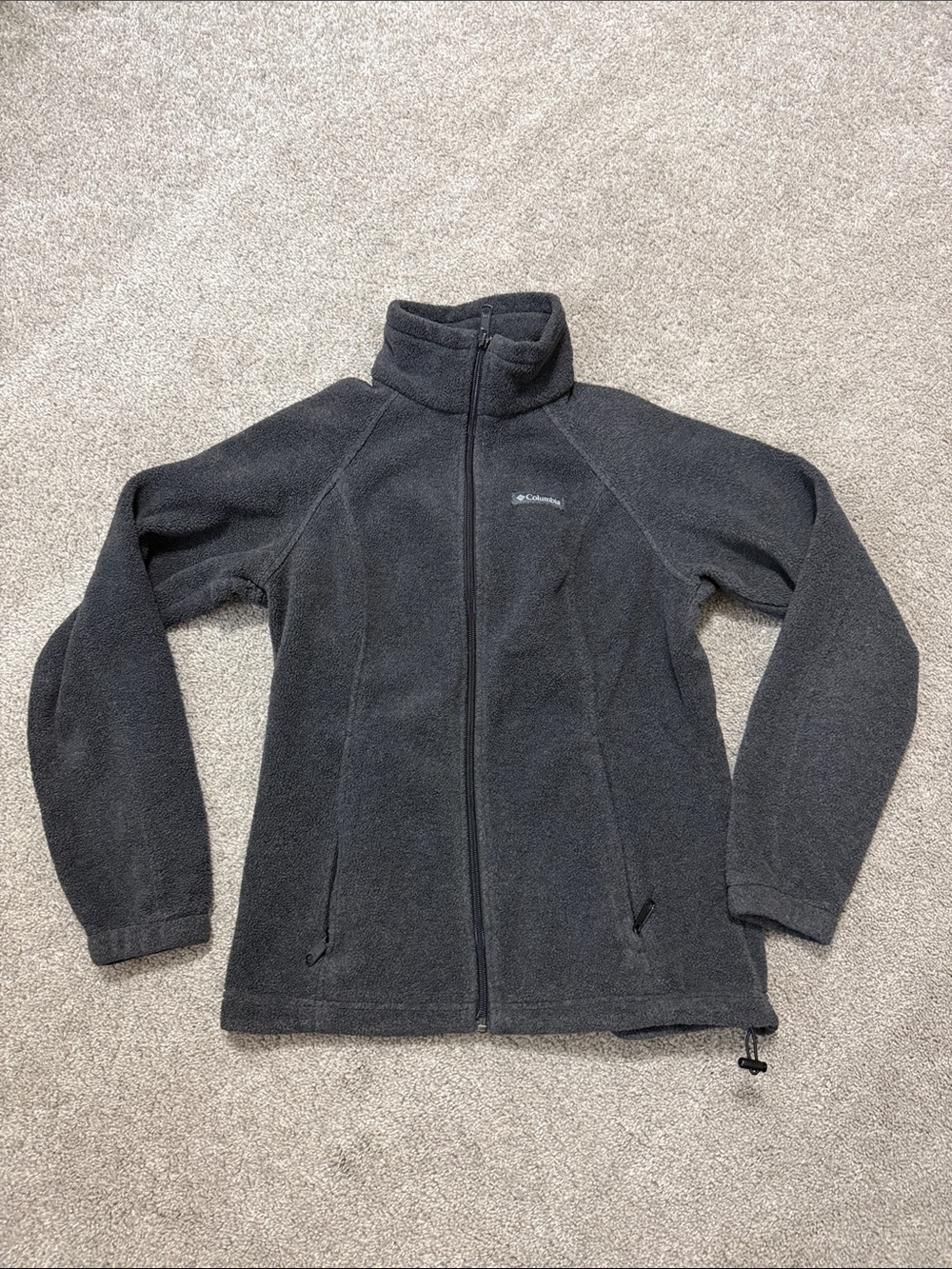 Columbia Women's Full-Zip Fleece Jacket with Adjustable Drawstring Hem Size S